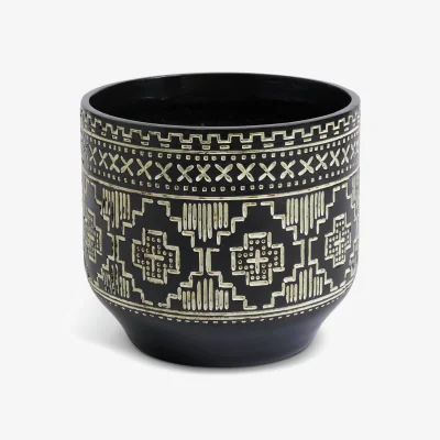 Habitat Habitat Black and White Planter