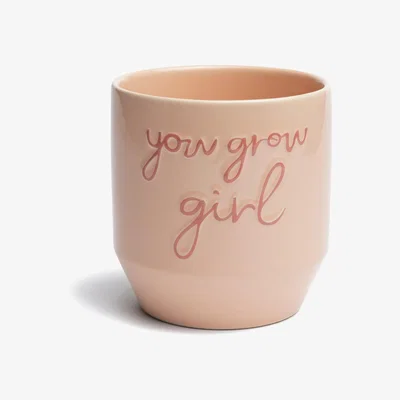 Habitat Habitat Novelty Slogan Planter - Pink