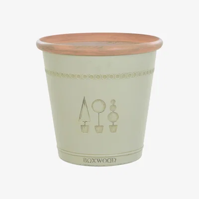Habitat Terrastyle 33cm Plastic Green Boxwood Pot