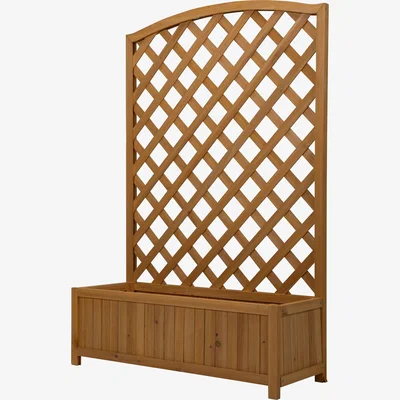 Habitat Lattice Wooden Garden Planter - Large