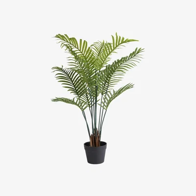 Habitat Habitat Large Faux Floral in Pot - Black & Green
