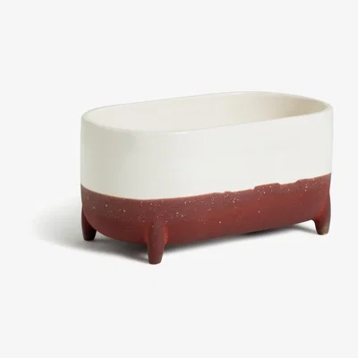 Habitat Habitat Ceramic Speckled Planter - Terracotta & Cream