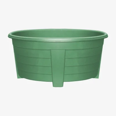 Homebase Green Oval Planter - 55cm