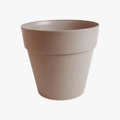 Homebase Strata Soho Indoor Planter Pot Taupe - 17cm