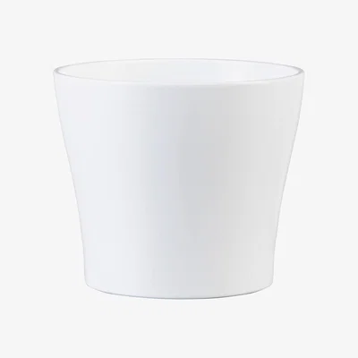 Homebase White Plant Pot - 17cm