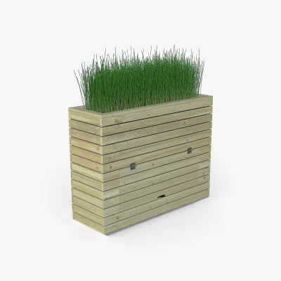 Homebase Linear Planter - Tall with Storage (Home Delivery)