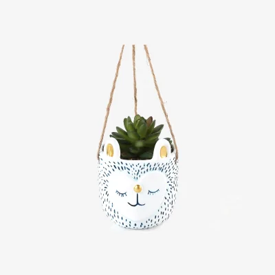Homebase Novelty Animal Hanging Planter - Bear