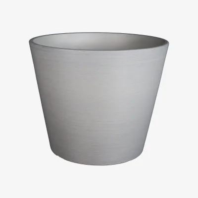 Homebase Light Grey Brush Planter - 30cm
