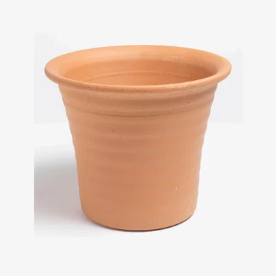 Homebase Yorkshire Flowerpots Terracotta Ribbed Plant Pot 37 cm