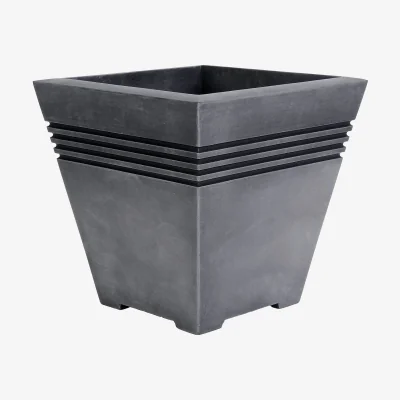 Homebase Milano Plastic Planter - 33cm