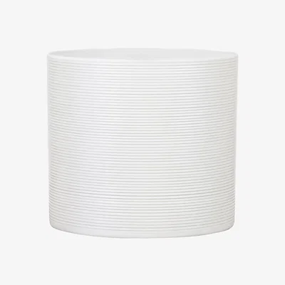 Homebase White Plant Pot  - 23cm
