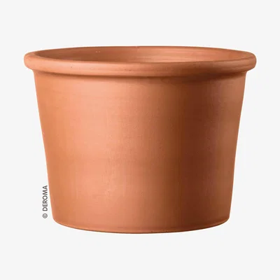 Homebase Deroma Terracotta Border Cylinder Plant Pot - 28cm