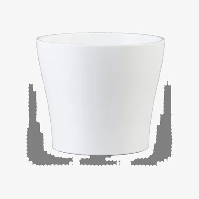 Homebase White Plant Pot  - 24cm