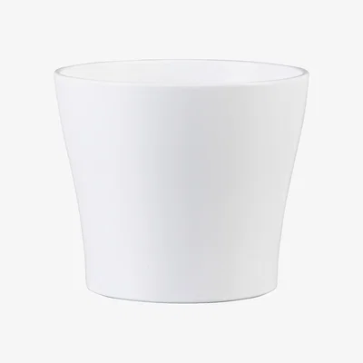 Homebase White Plant Pot - 15cm