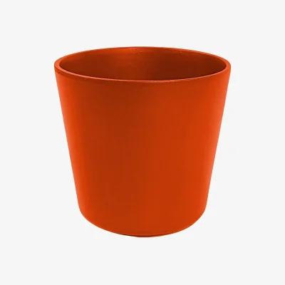 Homebase House Beautiful Planter Tangerine 18cm