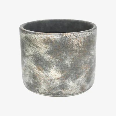 Homebase Ivyline Tivoli Cement Earth Grey Indoor Planter - 18cm