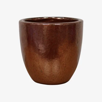 Homebase Chiswick Egg Planter in Copper - 44cm