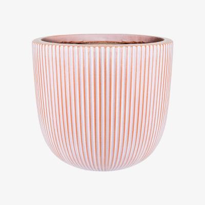 Homebase Ream Egg Plant Pot - Terracotta - 37cm