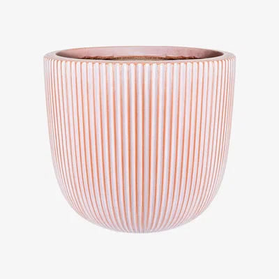 Homebase Ream Egg Plant Pot - Terracotta - 37cm