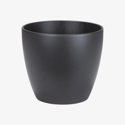 Homebase Black Anthracite Indoor Plant Pot - 33cm