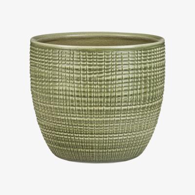 Homebase Mint Green Plant Pot - 19cm
