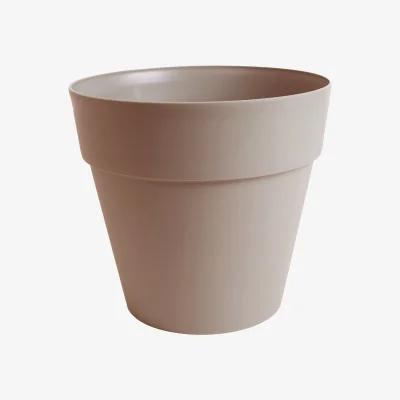 Homebase Strata Soho Indoor Planter Pot Taupe - 14cm