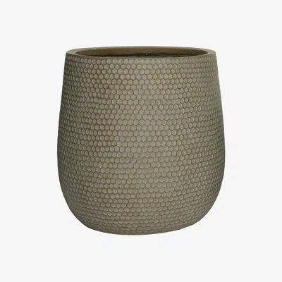 Homebase Zoe Fibre Clay Outdoor Planter - Large