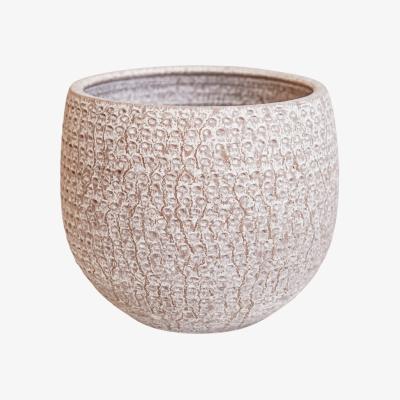 Homebase Ivyline Ostia Speckled Terracotta Indoor Planter - 21cm