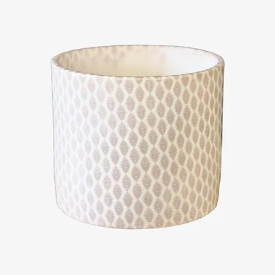 Homebase Ivyline Lazzaro Ceramic Taupe Garland Indoor Planter - 18cm