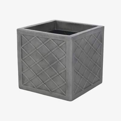Homebase Small Lazio Planter - Pewter
