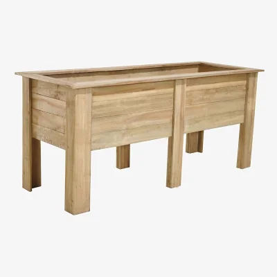 Homebase Forest Garden Wooden Deep Root Planter - 1.8m