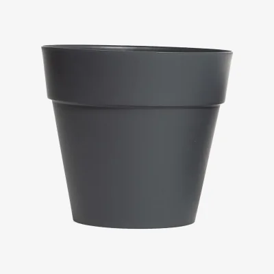 Homebase Soho Charcoal Outdoor Planter - 26cm