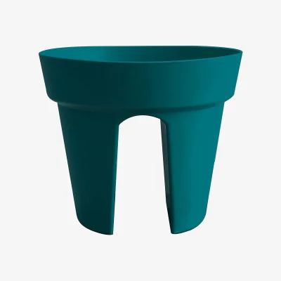 Homebase Blue Balcony Planter - 28cm