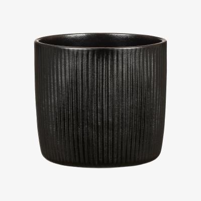 Homebase Black Ebano Plant Pot - 15cm