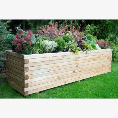 Homebase Forest Garden Wooden Lomello Planter