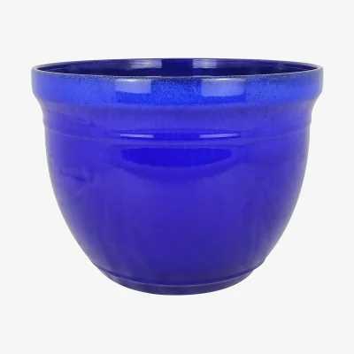 Homebase Maddison Royal Blue Planter - 37.5cm
