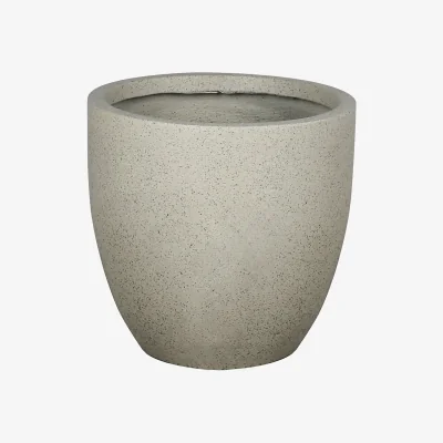 Homebase Sierra Cream Egg  Planter - 46cm