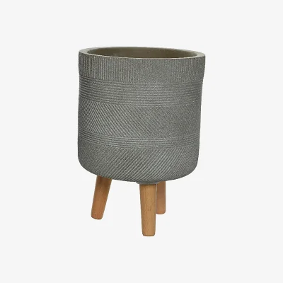Homebase Liam Round Planter on 3 Legs - Medium