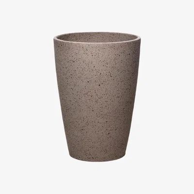 Homebase Sierra Tall Plant Pot - Taupe - 37cm