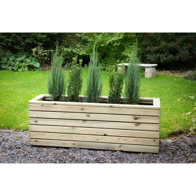 Homebase Forest Garden Wooden Linear Long Planter