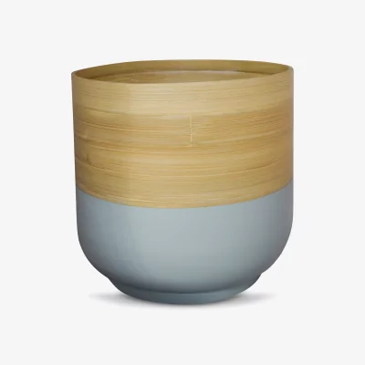 John Lewis Ivyline Bamboo Indoor Plant Pot Cover, 28cm