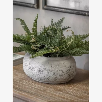 John Lewis One.World Birkdale Terracotta Oval Planter, 35cm, Natural Stone