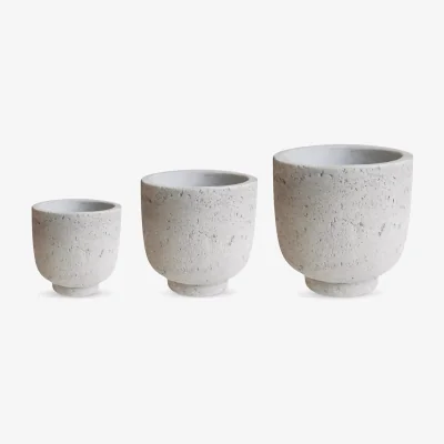 John Lewis Ivyline Seattle Outdoor Planter, Set of 3