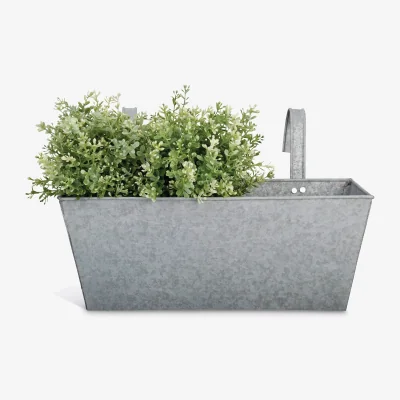 John Lewis Fallen Fruits Balcony Planter, Grey