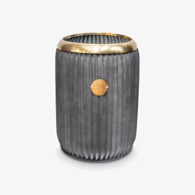 John Lewis Ivyline Kew Gardens Richmond Galvanised Steel Outdoor Planter, Antique Lead