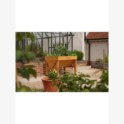 John Lewis VegTrug Outdoor Small Planter, 103cm, FSC-Certified (Cedar Wood)