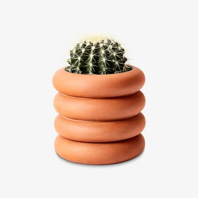 John Lewis Areaware Terracotta Stacking Planter, H20 cm
