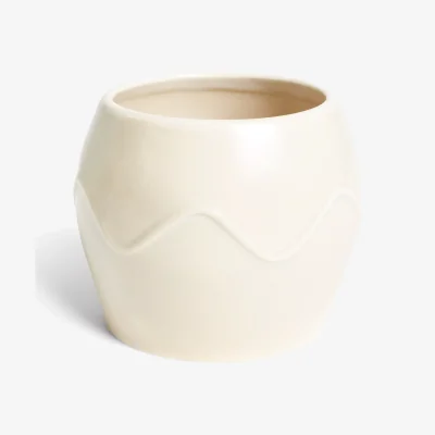 John Lewis John Lewis & Partners Stoneware Wave Planter