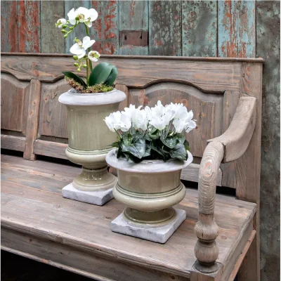 John Lewis One.World Birkdale Glazed Stone Planter