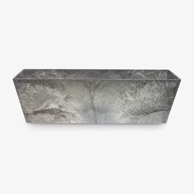 John Lewis Ivyline Ella Balcony Trough Planter, 55cm, Grey